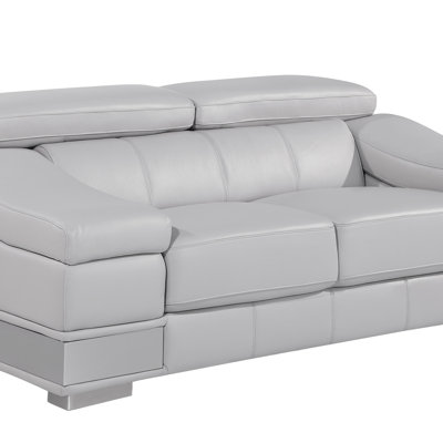 Causeuse en cuir