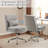 Upholstered Armless Task Office Chair without Wheels-1868986325