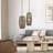 20"H Bencomo Cylinder 1-Light Rope Pendant