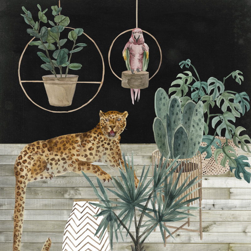 Jungle Home I by Melissa Wang - Wrapped Canvas Painting, 51cm H x 51cm W