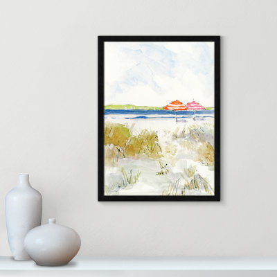 S Croquis de plage II - peinture encadrée