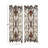 Wooden Arabesque Scroll White Wall Decor Set