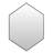 Modern Metal Framed Hexagon Wall Mirror-566911147-566911144