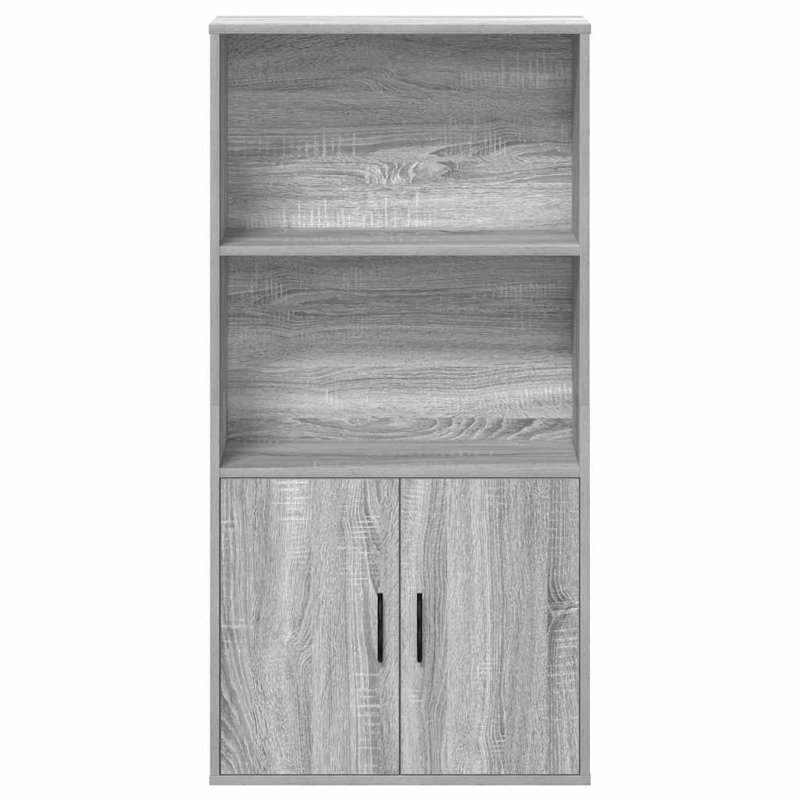 Bookcase 60X24x120 Cm Engineered Wood, Grey Sonoma