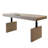 78.74" Modern Minimalist Cream-Coloured Adjustable Multi-Function Desk with Wireless Charging
