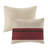 Luxurious 7-piece Faux Suede Bedding Set, Cal King, Red, Transitional Design