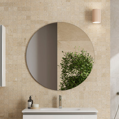 Miroir de salle de bain rond Rondo 80