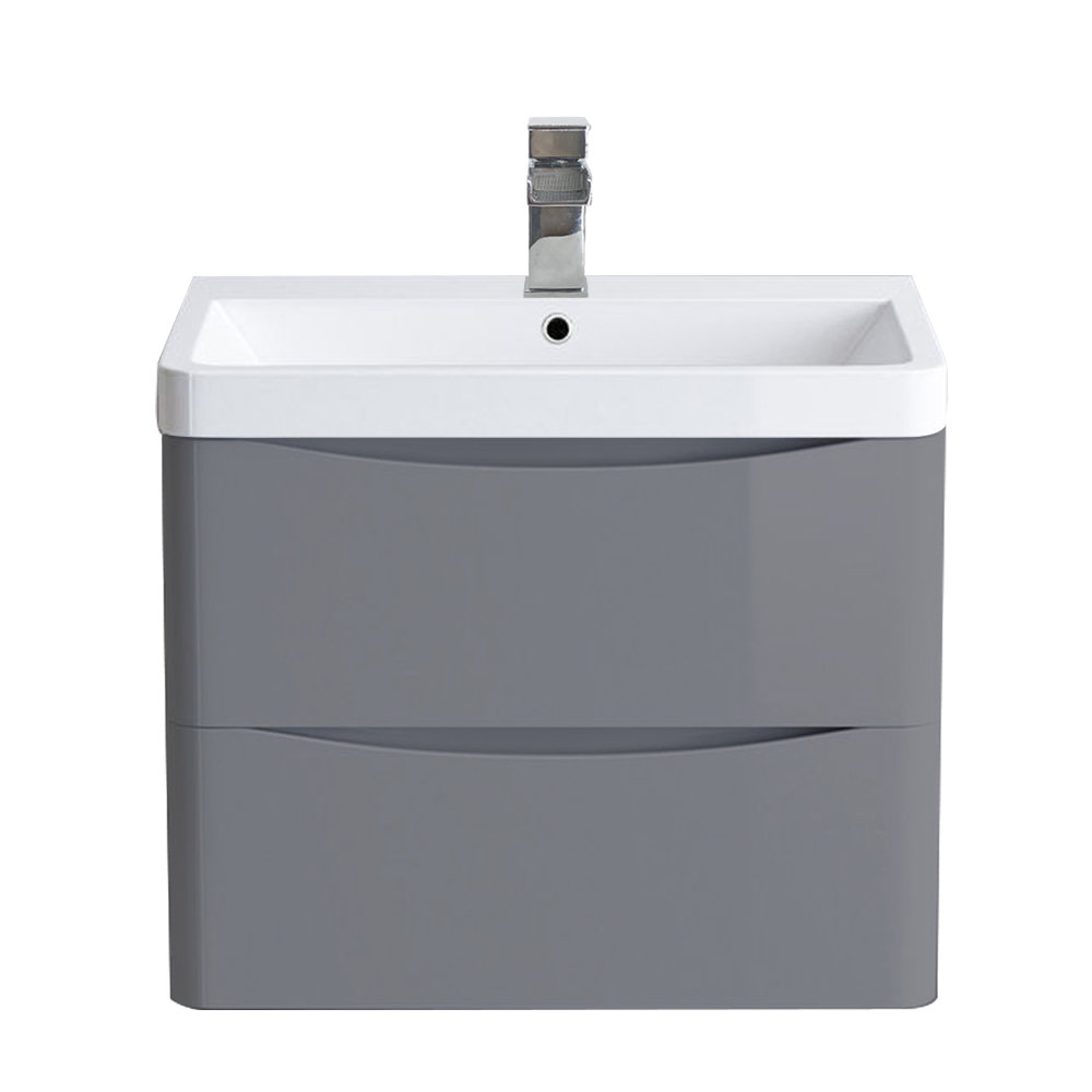 Avantika 600mm Bathroom Vanity Unit Wall Hung Basin Sink Cabinet Furniture