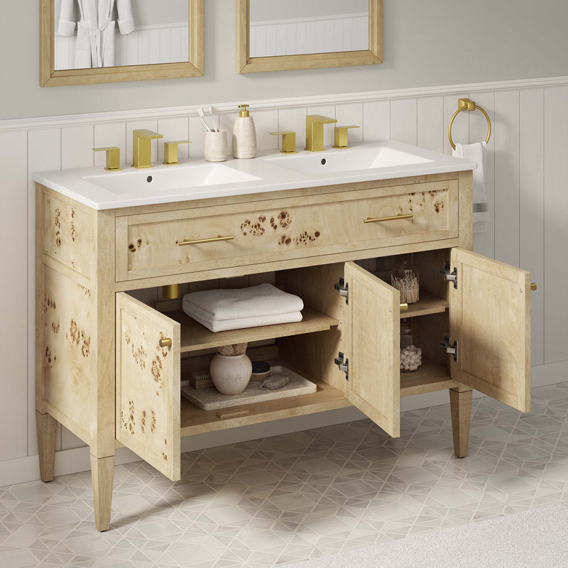 Ensemble de meuble-lavabo double 48 po Elysian