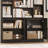 74.8'' H Storage Bookcase With 10 Open Shelves-954891149