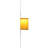 Anite Stainless Steel Flush Mounted Sconce