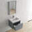 24" Wall Mounted & Floating Single Vanity with Ceramic Sink-175069234