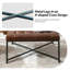 Table basse en cuir véritable Anahli Tatiana-327343974