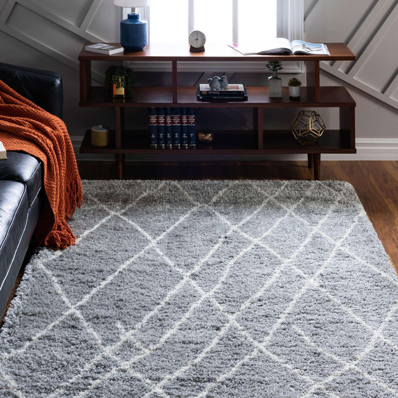 Striped Indoor Rug, Rectangle 5'1" x 8'