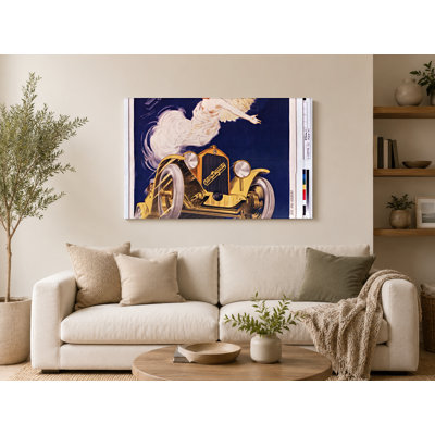 Cottin & Desgouttes L'Avion de la Route - Vintage Car Advertising Poster Wall Art - Canvas Wall Art