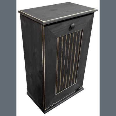 Solid Wood Tilt Out Trash Can - 10 Gallons