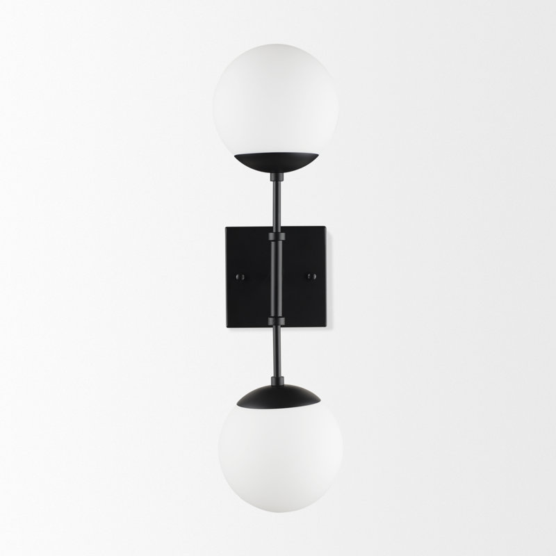 Benton Wall Scone, Matte Black