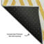 Tapis jaune Cerrito AMF550 lavable à la machine de qualité supérieure-104003415