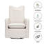 Cali Pillowback Swivel Glider-1098984537