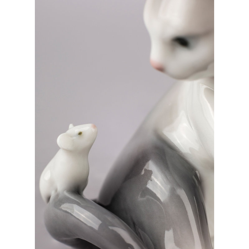 Cat And Mouse Figurine