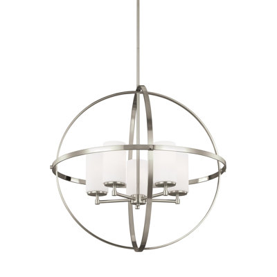 Alturas Five Light Chandelier from Generation Lighting 