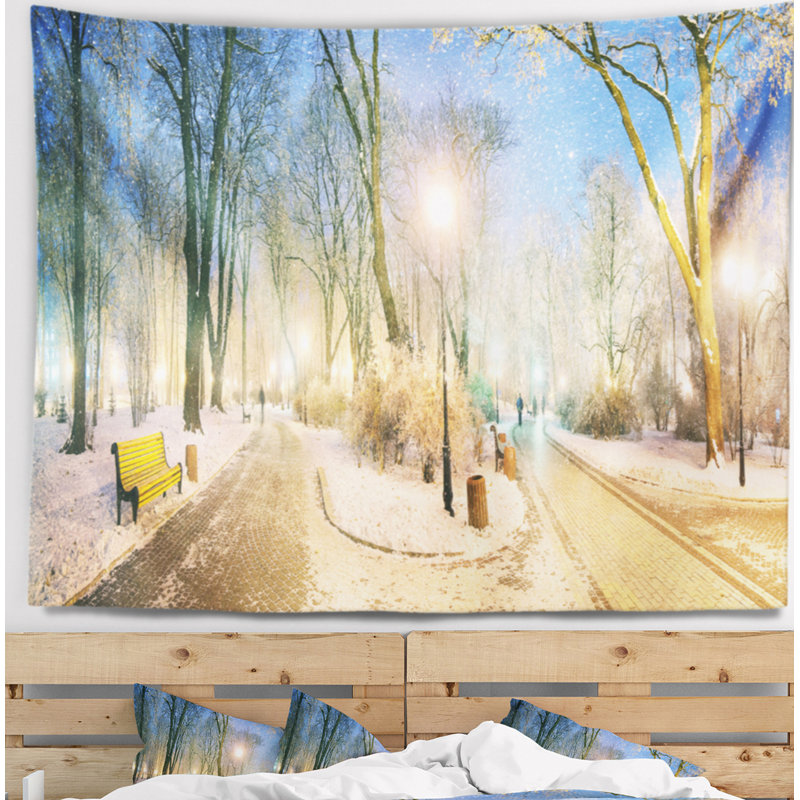 Landscape Polyester Tapestry, 32" H x 39" W