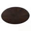 Huntleys ovale en bois avec tablette de rangement ouverte