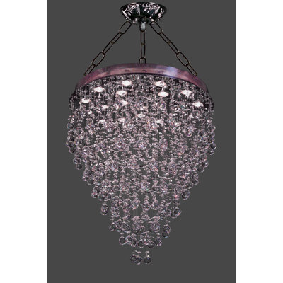 Griffey Crystal Semi Flush Mount