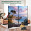 Cloison pliante 4 panneaux Royal Seascape Bay arbres Sunset California-134512602-134512604