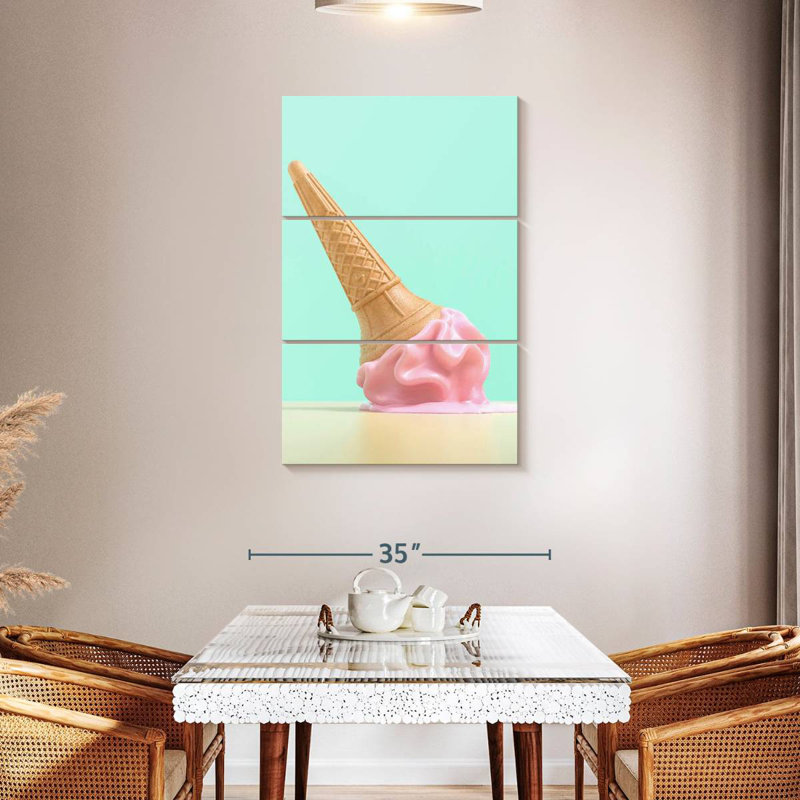 Déversement de crème glacée Yarlin, H 57 po x l 36 po