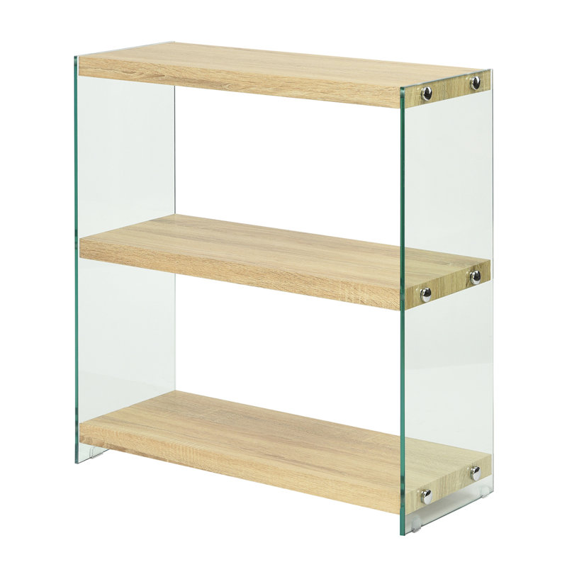 Lisson 81cm H x 29cm W Glass Cube Bookcase