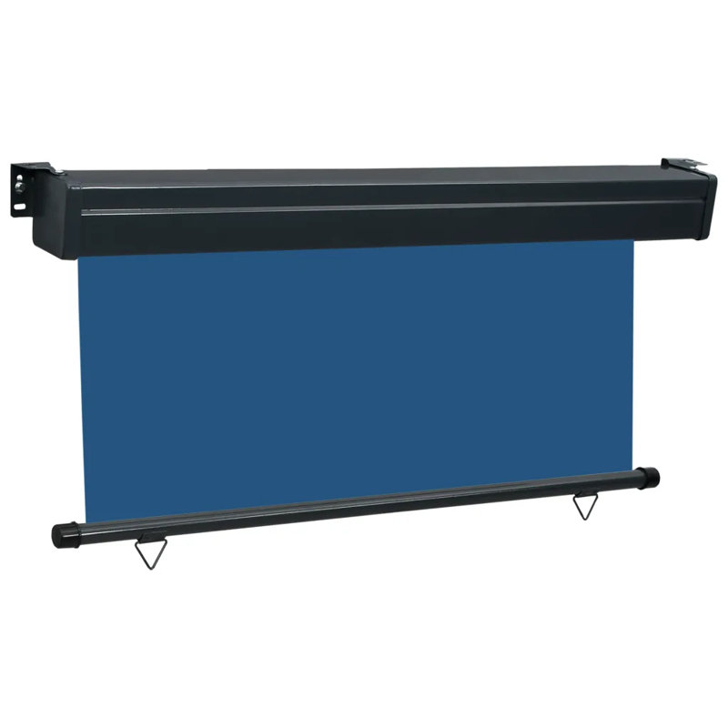 Ergin Balcony Side Awning, 250cm H x 170cm W, Blue