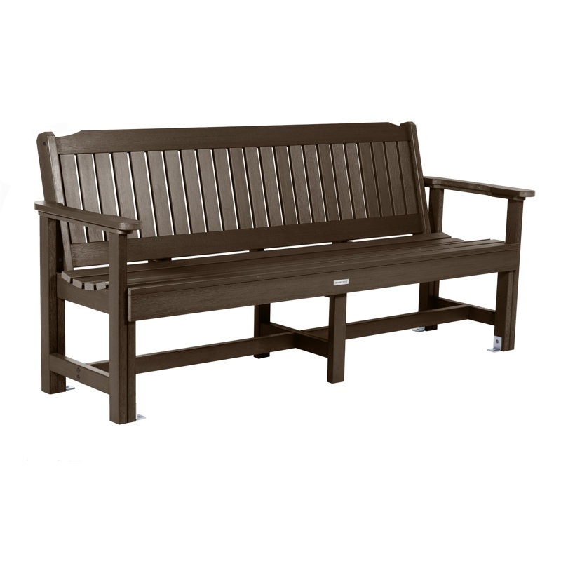 Lunz Outdoor Bench, Weathered Acorn