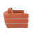 Monza Top Grain Italian Leather Loveseat-1043128699