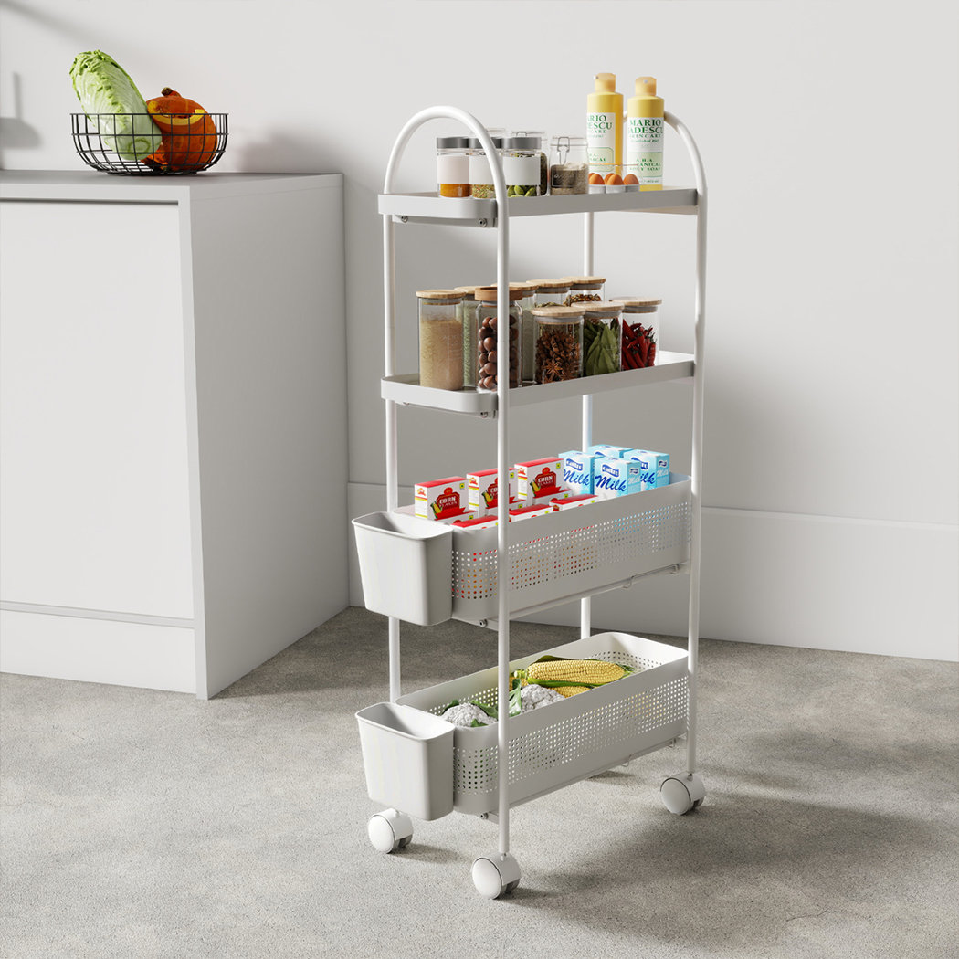 90.7cm H x 17cm W Cart with Wheels