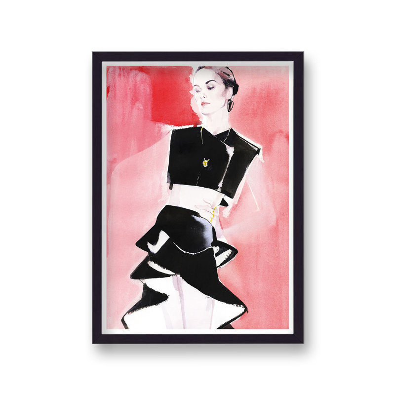 Michele Downton Abbey Couture Portrait 2 - Single Picture Frame Print