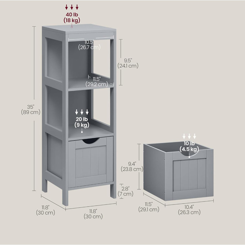 Mounting / Installation Required Bathroom Cabinet
