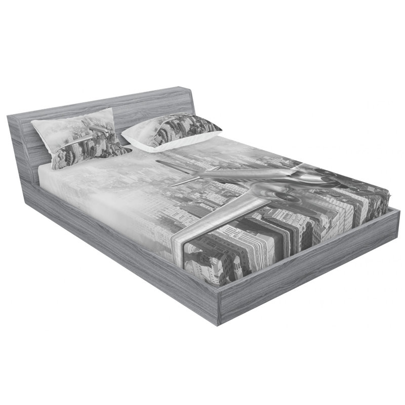 Microfiber Sheet Set, Full Sheet Set with Fitted Sheet