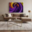 Gradient Abstract 88, impression sur toile mauve-1965204624