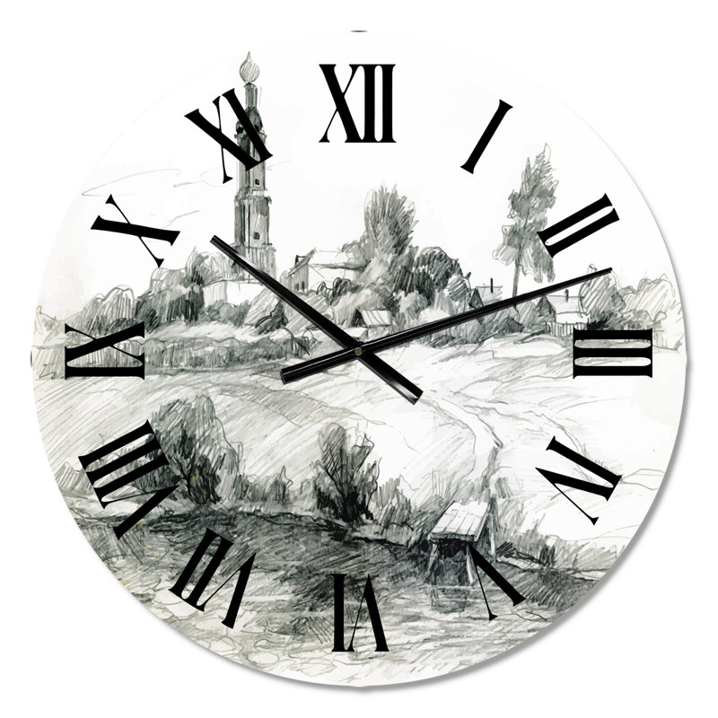 Horloge murale surdimensionnée, Moyen