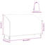 Outdoor Patio Bench Cover