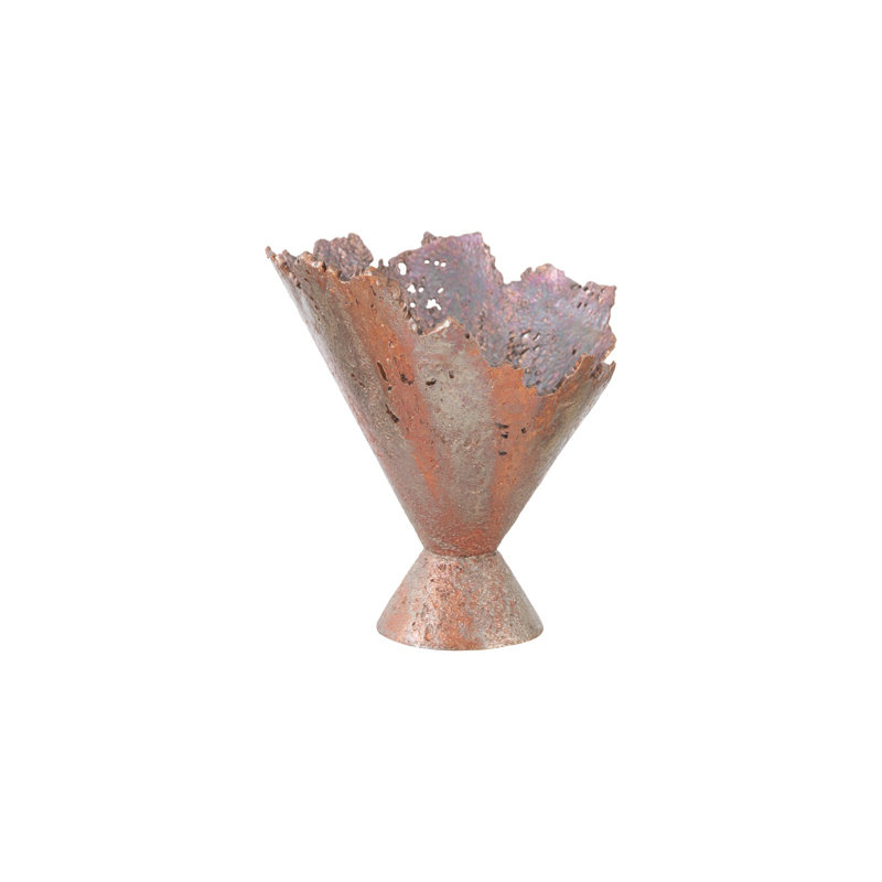 Splash Bowl, Oxidized Copper Finish, Brown