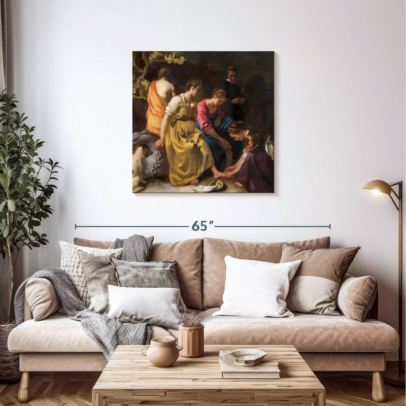 Leisha Diana et ses nymphes 1653-1654, H 36 po x l 36 po