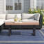 Table basse en osier Laderrian