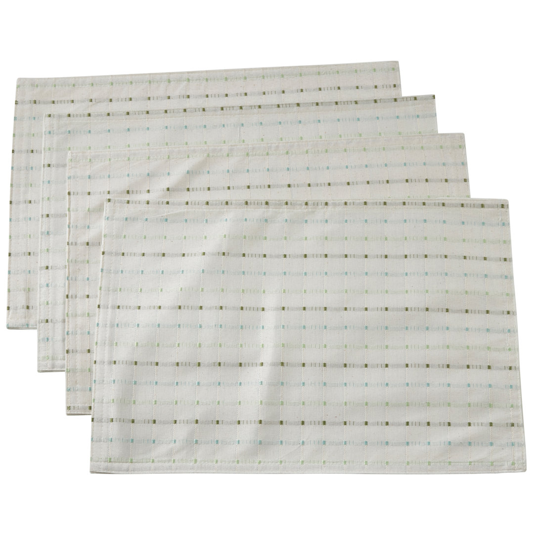 Clarkston Stitched 19" Cotton Placemat (Set of 4) Charlton Home® 