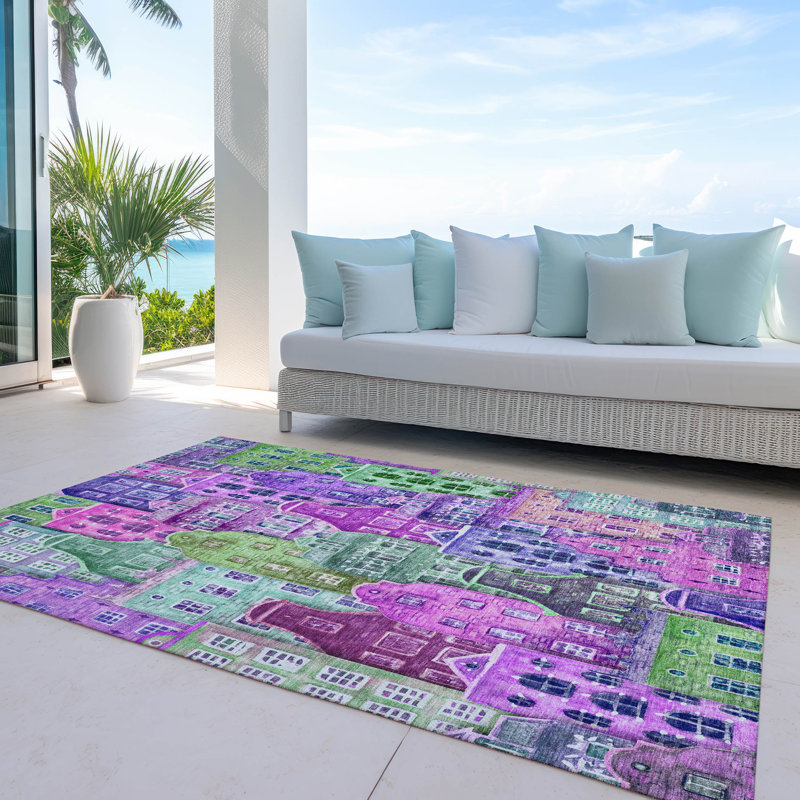 Tapis intérieur / extérieur rectangulaire 1 pi 8 po x 2 pi 6 po Altair, Rectangulaire 3 pi x 5 pi