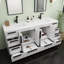 Meuble-lavabo autoportant avec lavabo double 70,8 po Carla-500595064-500595071