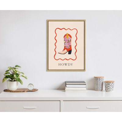 Reproduction d'art mural sur toile Howdy par Aislinn Simmonds Duchess