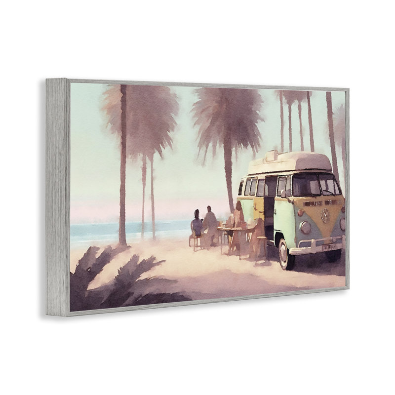  «Beach Day Hangout», estampe numérique par Noah Bay, H 12 po x l 18 po, Estampe numérique Farmhouse