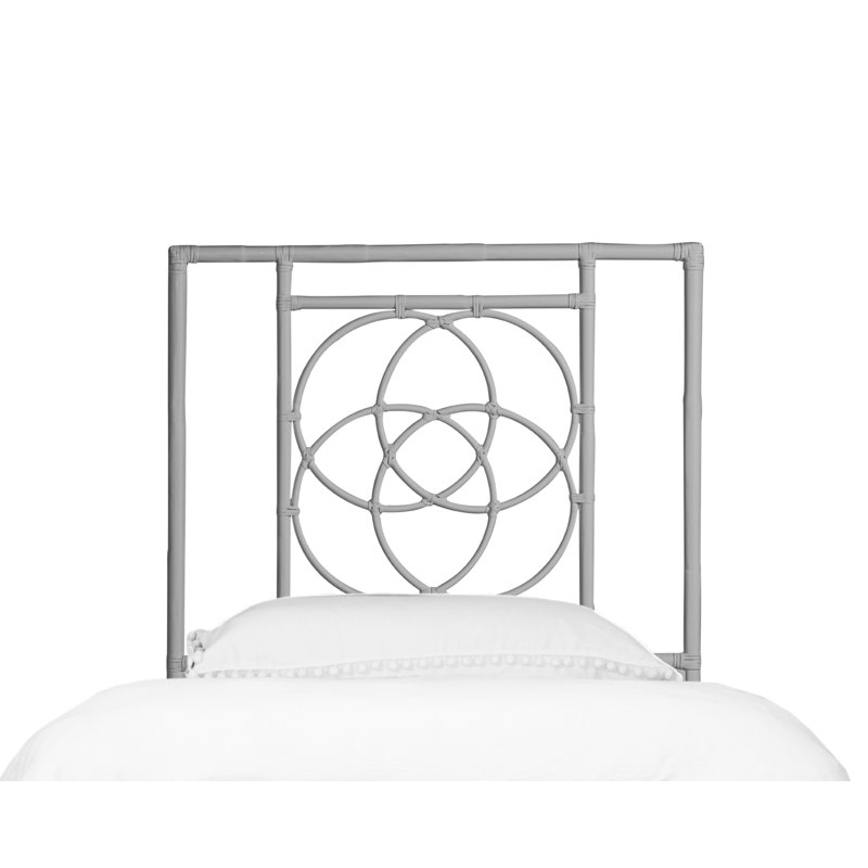Emilia Standard Bed, Twin XL, Light Gray